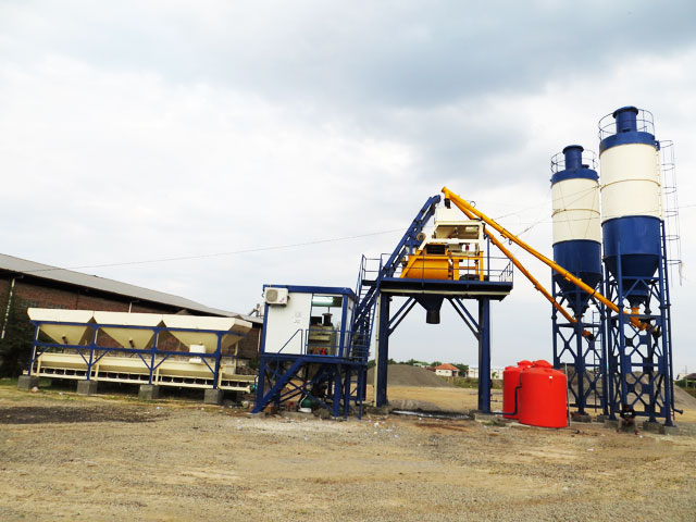 HZS35混凝(ning)土攪(jiao)拌站(zhan)